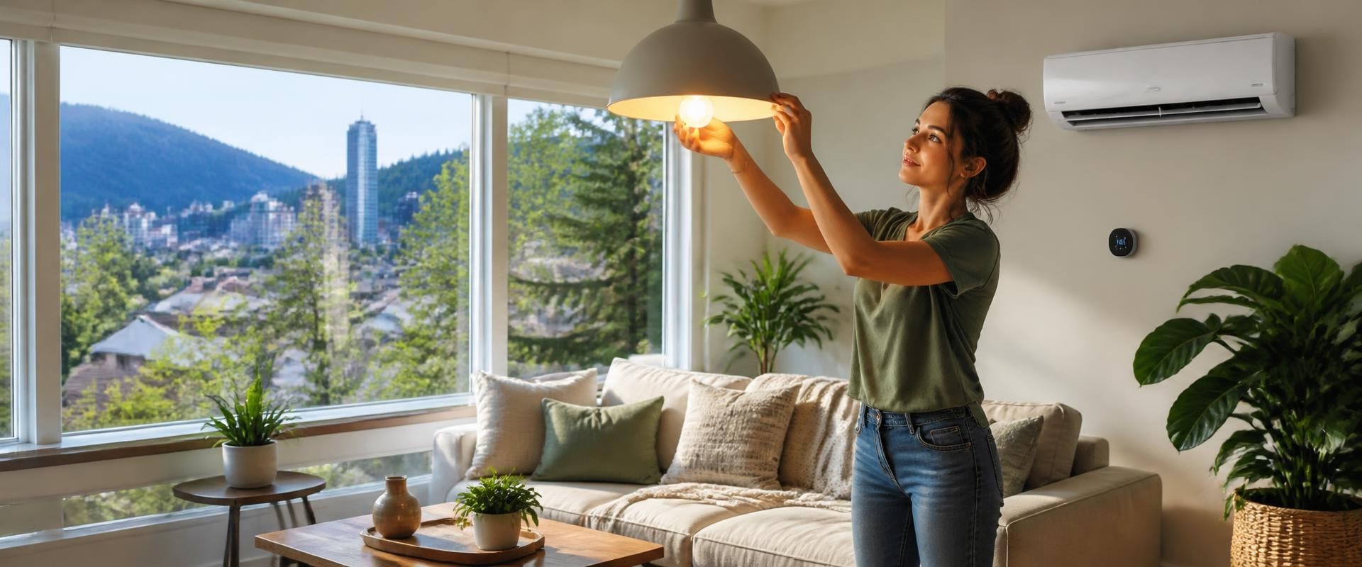 Energy Efficiency in Portland Homes: Lighting & AC Solutions
