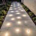 Aligning Energy Efficient Lighting with Concrete Patios and Walkways